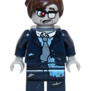 col223 - Zombie Businessman, Series 14 (Minifigure Only without Stand and Accessories)