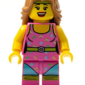 col074 - Fitness Instructor, Series 5 (Minifigure Only without Stand and Accessories)