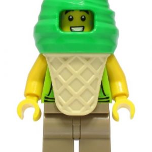 cty1389 - Ice Cream Vendor - Male, Lime Hoodie, Bright Green Ice Cream Suit