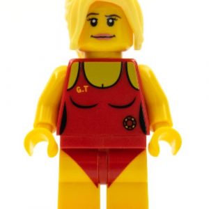 col024 - Lifeguard, Series 2 (Minifigure Only without Stand and Accessories)
