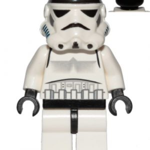 sw0036b - Imperial Stormtrooper - Black Head, Solid Mouth Helmet